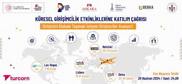 Türk Teknoloji Girişimcilerine Küresel Arenaya Açılma Fırsatı: Küresel Girişimcilik Etkinliklerine Katılım Çağrısı