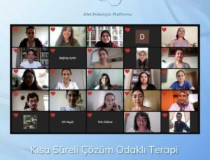 Afet Psikolojisi Platformu: Kısa Süreli Çözüm Odaklı Terapi Eğitimini Gerçekleştirdi
