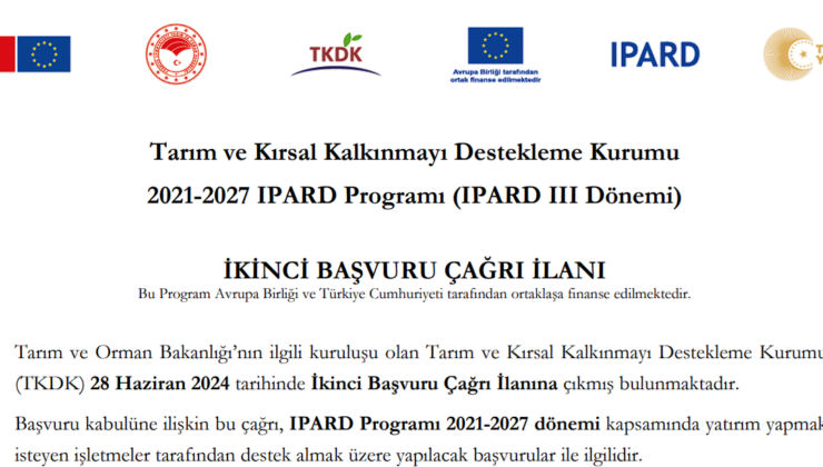 IPARD III Programı İkinci Başvuru Çağrı İlanı Yayımlandı