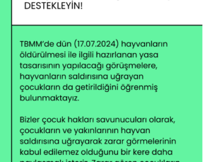 Çocukları Araçsallaştırmayın, Barış İçinde Yaşamaları İçin Destekleyin!