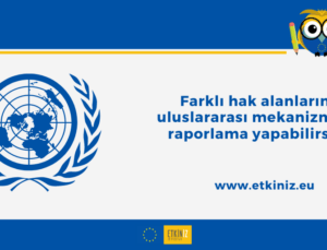 Farklı Hak Alanlarında Uluslararası Mekanizmalara Raporlama Yapabilirsiniz
