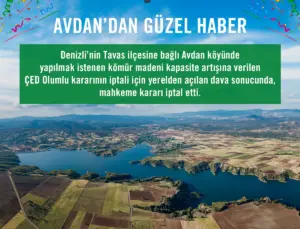 Avdan Köyü’nde Kömür Madeni Kapasite Artışına Mahkemeden İptal Kararı
