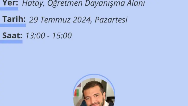 Hatay’da Masal Atölyesi: Öğretmenlerin İyi Olma Haline Yolculuk