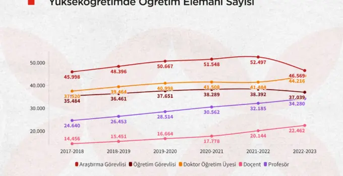 İLKE Vakfı: Araştırma Görevlisi ve Öğretim Görevlisi Sayısında  Düşüş