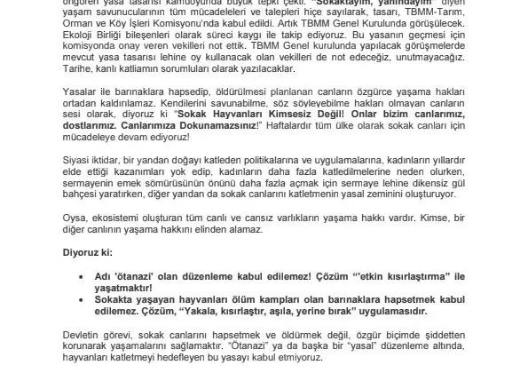 Katliam Yasasına Karşı Sokaklardayız!
