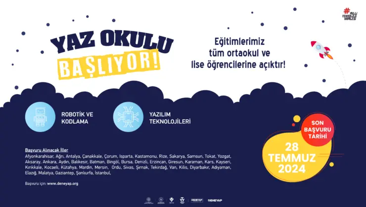 Deneyap Teknoloji Atölyelerinde Yaz Okulu Başlıyor!