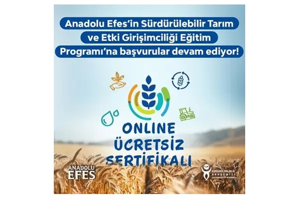 Sürdürülebilir Tarım ve Etki Girişimciliği Eğitim Programı Başvuruları Başladı!