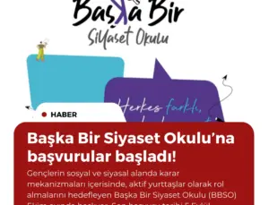 “Başka Bir Siyaset Okulu” Başvuruları Başladı