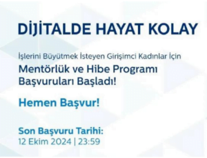 Kadın Girişimcilere Mentörlük ve Hibe Desteği