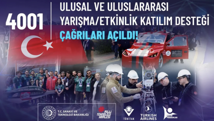 Ulusal ve Uluslararası Yarışma Katılım Desteği için Başvurular Başladı!