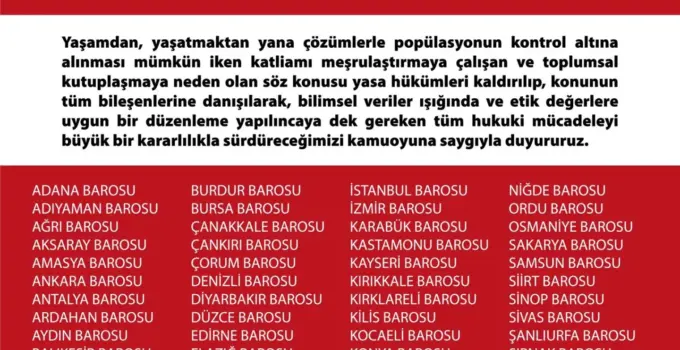 Barolar Birliği: Hayvan Hakları İçin Ortak Mücadele