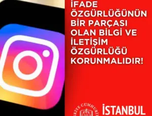 İstanbul Barosu’ndan Instagram Yasağına Tepki: “İfade Özgürlüğüne Aykırı”