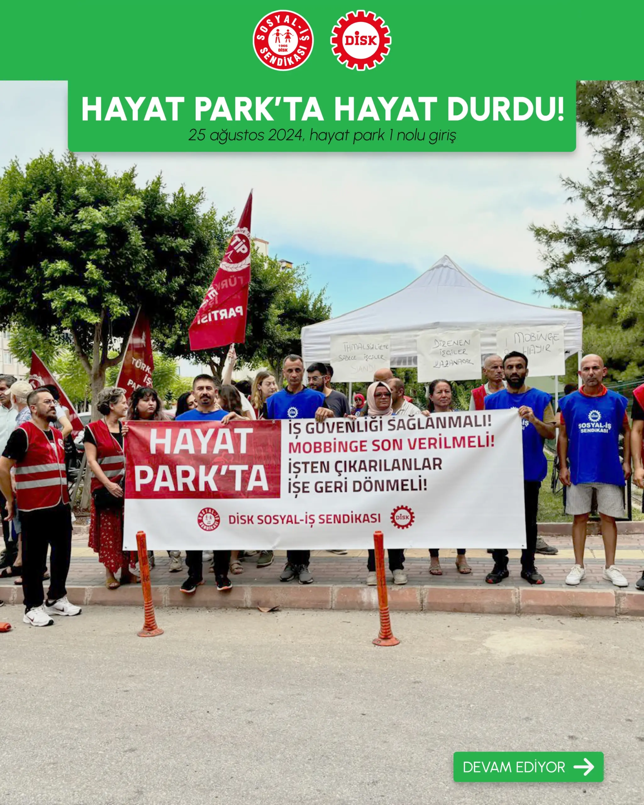 Konyaaltı Belediyesi’nde İşten Çıkarılan İşçiler İçin Protesto