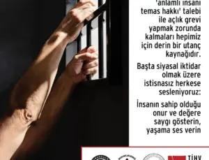 İnsan Hakları Örgütlerinden Acil Çağrı