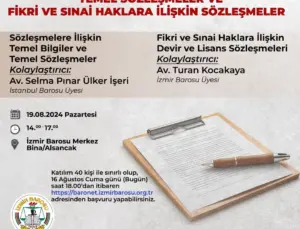 İzmir Barosu’ndan Temel Sözleşmeler Atölyesi