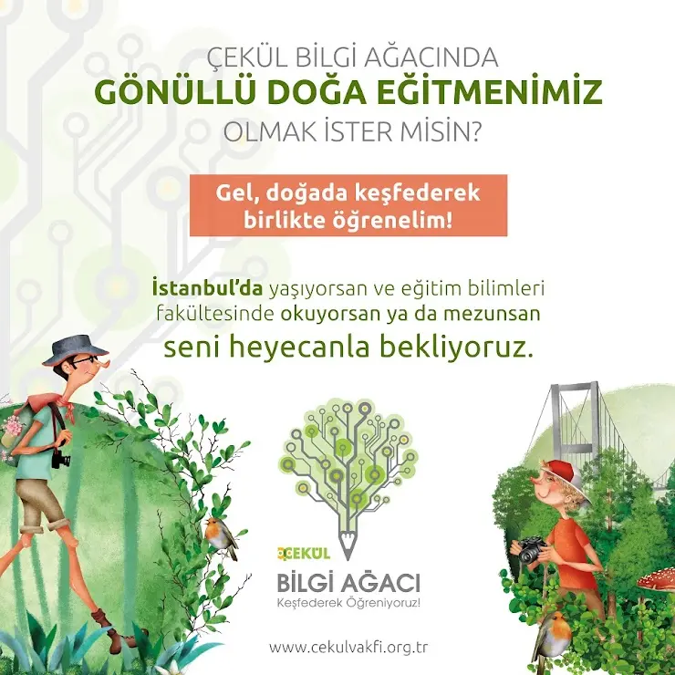 ÇEKÜL, Gönüllü Doğa Eğitmenlerini Arıyor!