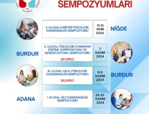 Ulusal Psikolojik Danışmanlık Sempozyumları Başlıyor!
