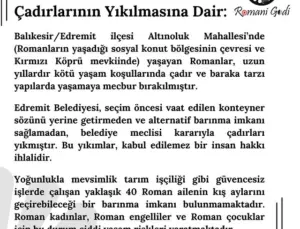 Barınma Hakkı İhlal Ediliyor!