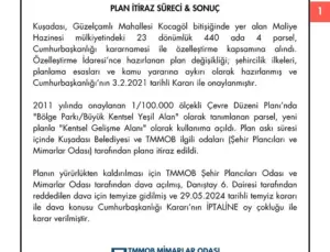 Kuşadası Güzelçamlı’daki İmar Planı Mahkeme Kararıyla İptal Edildi!