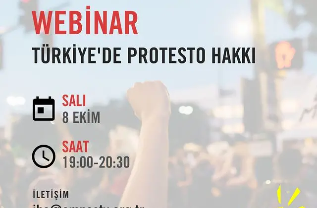 Türkiye’de Protesto Hakkı Webinarı