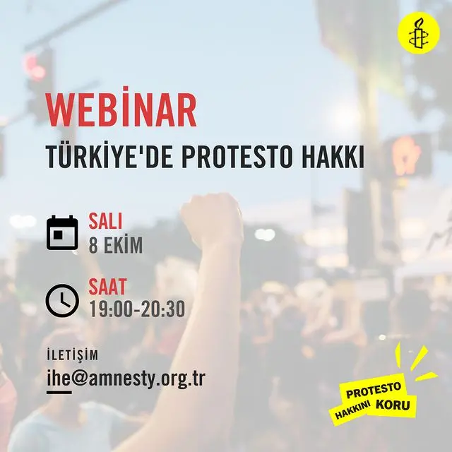 Türkiye’de Protesto Hakkı Webinarı