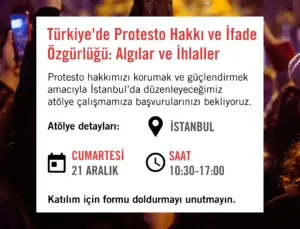 Protesto Hakkı ve İfade Özgürlüğü Atölyesi