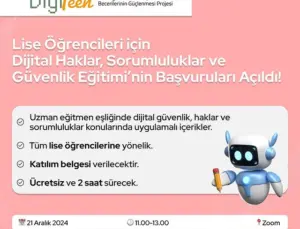 Lise Öğrencileri için Dijital Haklar ve Güvenlik Eğitimi