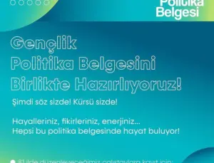 Gençlik Politika Belgesi Vizyon Çalıştaylarına Davetlisiniz