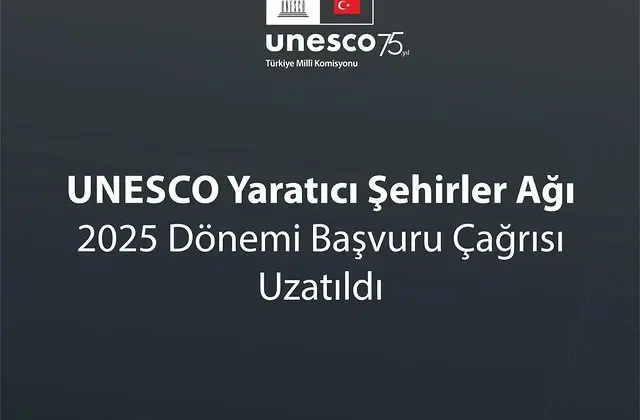 UNESCO Yaratıcı Şehirler Ağı 2025 Dönemi Başvuru Süresi Uzatıldı!