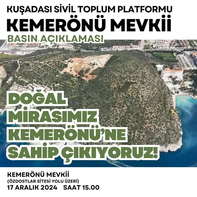 Kuşadası’nda Doğal Zenginlikler İçin Çağrı