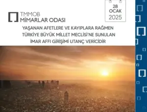 Mimarlar Odası’ndan İmar Affına Tepki
