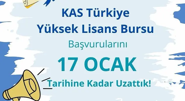 Konrad-Adenauer-Stiftung Türkiye Yüksek Lisans Bursu Başvuruları Başladı