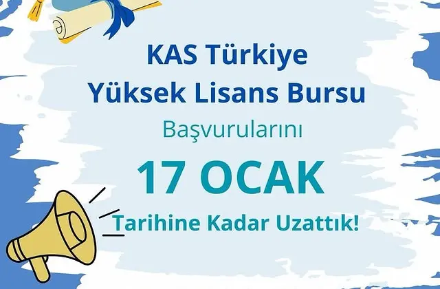 Konrad-Adenauer-Stiftung Türkiye Yüksek Lisans Bursu Başvuruları Başladı