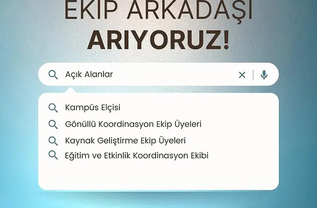 TeknoSosyal Derneği Yeni Ekip Arkadaşlarını Arıyor
