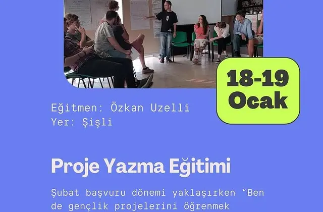Gençlik Projeleri Yazma Eğitimi Başlıyor