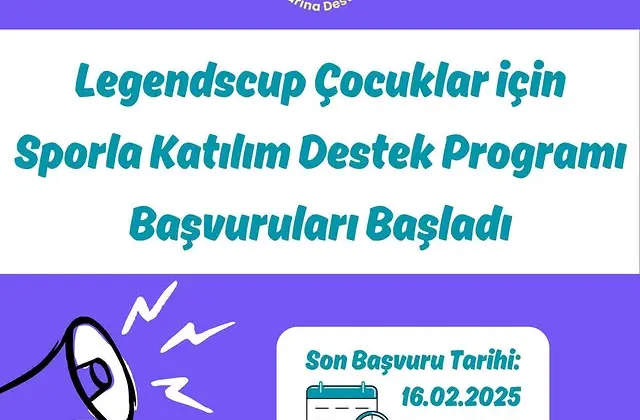 Legendscup Çocuklar İçin Sporla Katılım Destek Programı Başvuruları Başladı