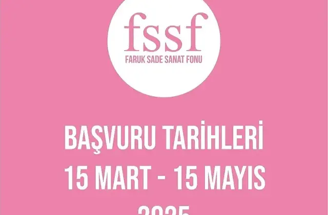 Faruk Sade Sanat Fonu Başvuruları Başladı