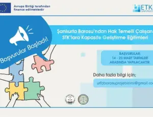 Şanlıurfa Barosu’ndan Hak Temelli STK’lara Kapasite Geliştirme Eğitimleri