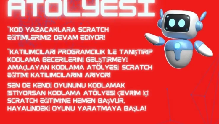 8-12 Yaş Grubuna Özel Scratch Kodlama Eğitimi Başlıyor