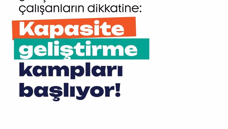 Belediyelerde Görev Yapan Gençlik Çalışanları İçin Üç Aşamalı Kapasite Geliştirme Kampları Başlıyor