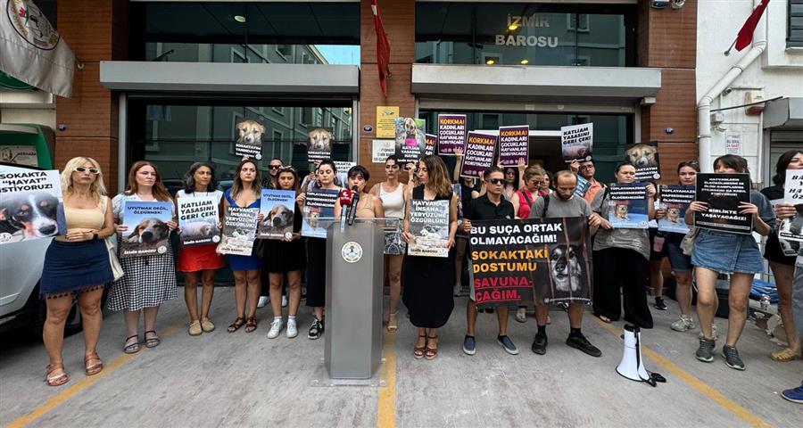 İzmir Barosu’ndan Hayvan Katliamı Yasasına Tepki: “Bu Düzenleme Yaşam Hakkını İhlal Ediyor!”