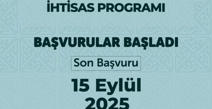 Göç Politikaları ve Yönetimi İhtisas Programı Başvuruları Başladı
