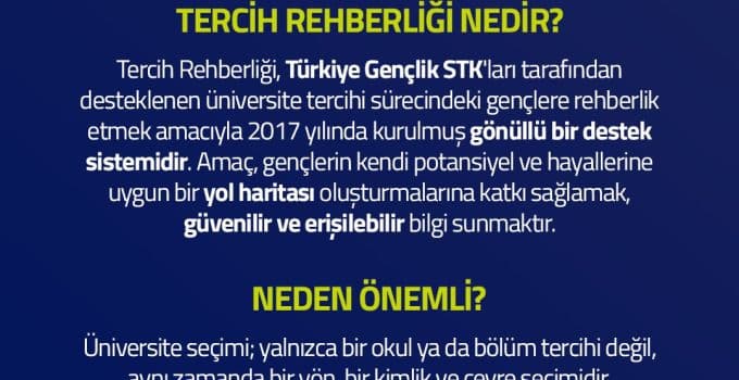 Üniversite Tercihinde Gençlere Yol Gösteren Gönüllü Platform: Tercih Rehberliği