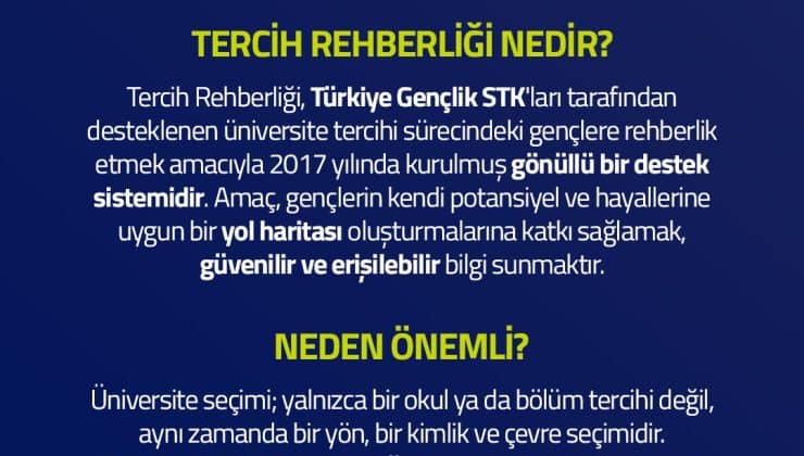Üniversite Tercihinde Gençlere Yol Gösteren Gönüllü Platform: Tercih Rehberliği