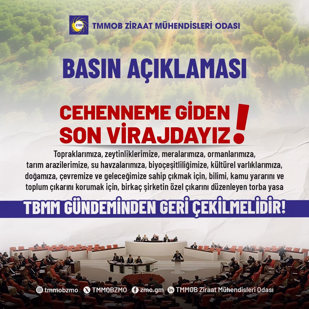 Cehenneme Giden Son Viraj: ZMO’dan TBMM’ye Torba Yasa Uyarısı!