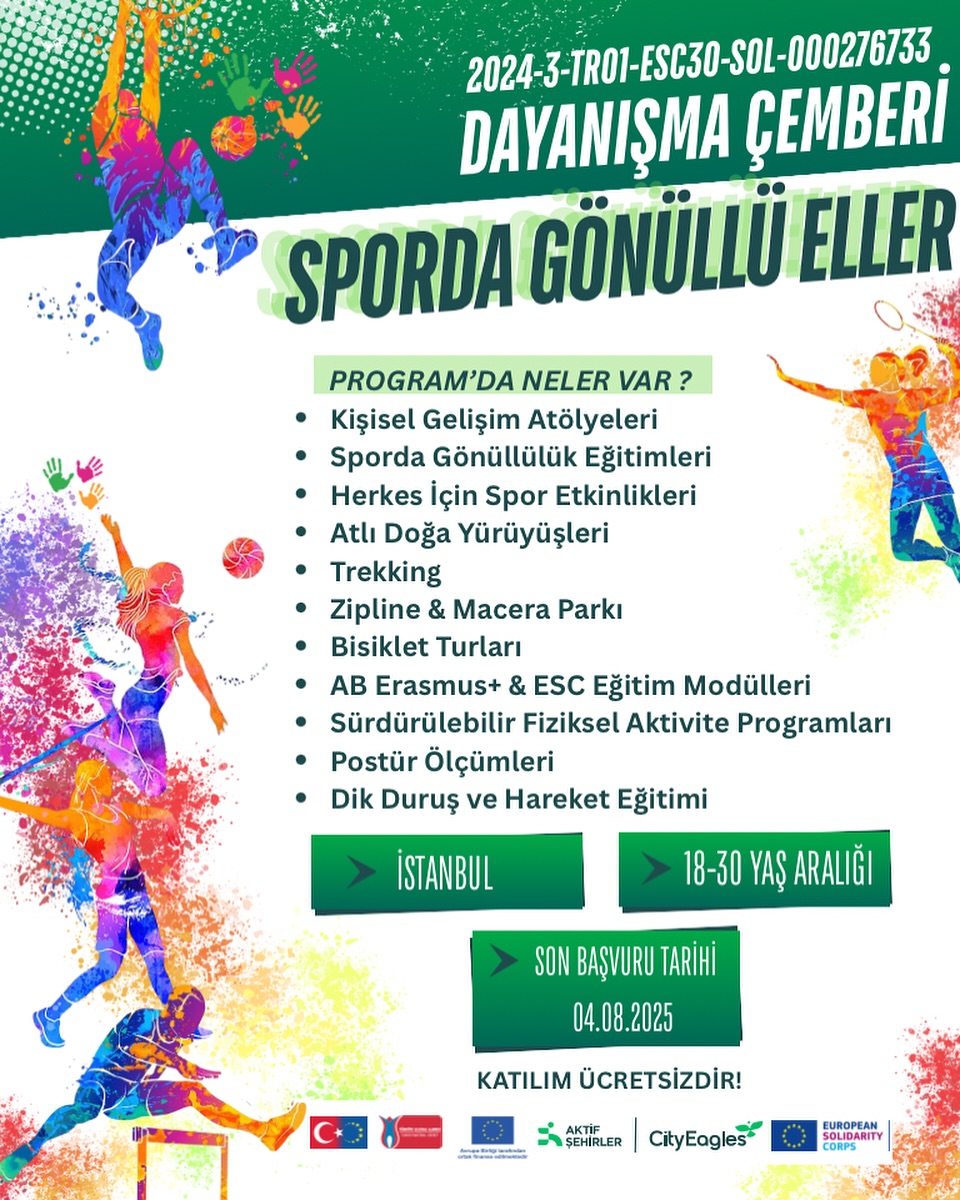 “Sporda Gönüllü Eller Projesi” Başlıyor
