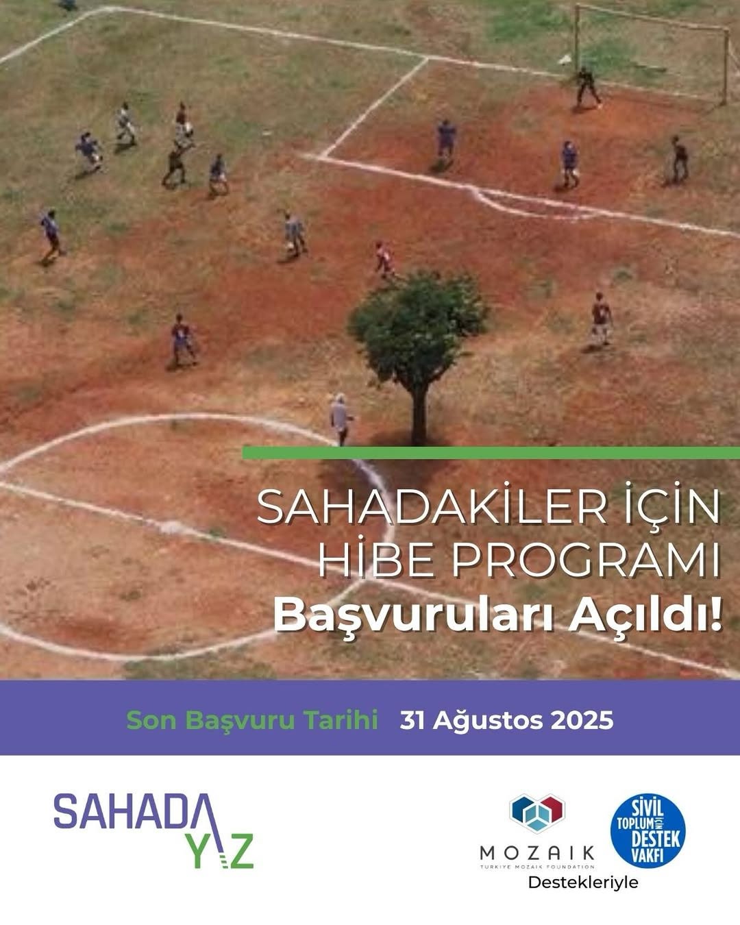 Sahadakiler için Spor Hibe Programı Başvuruları Başladı