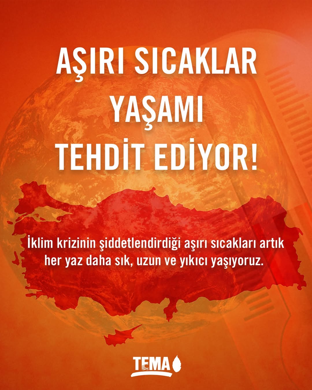 TEMA Vakfı: Aşırı Sıcaklar Doğayı ve Yaşamı Tehdit Ediyor