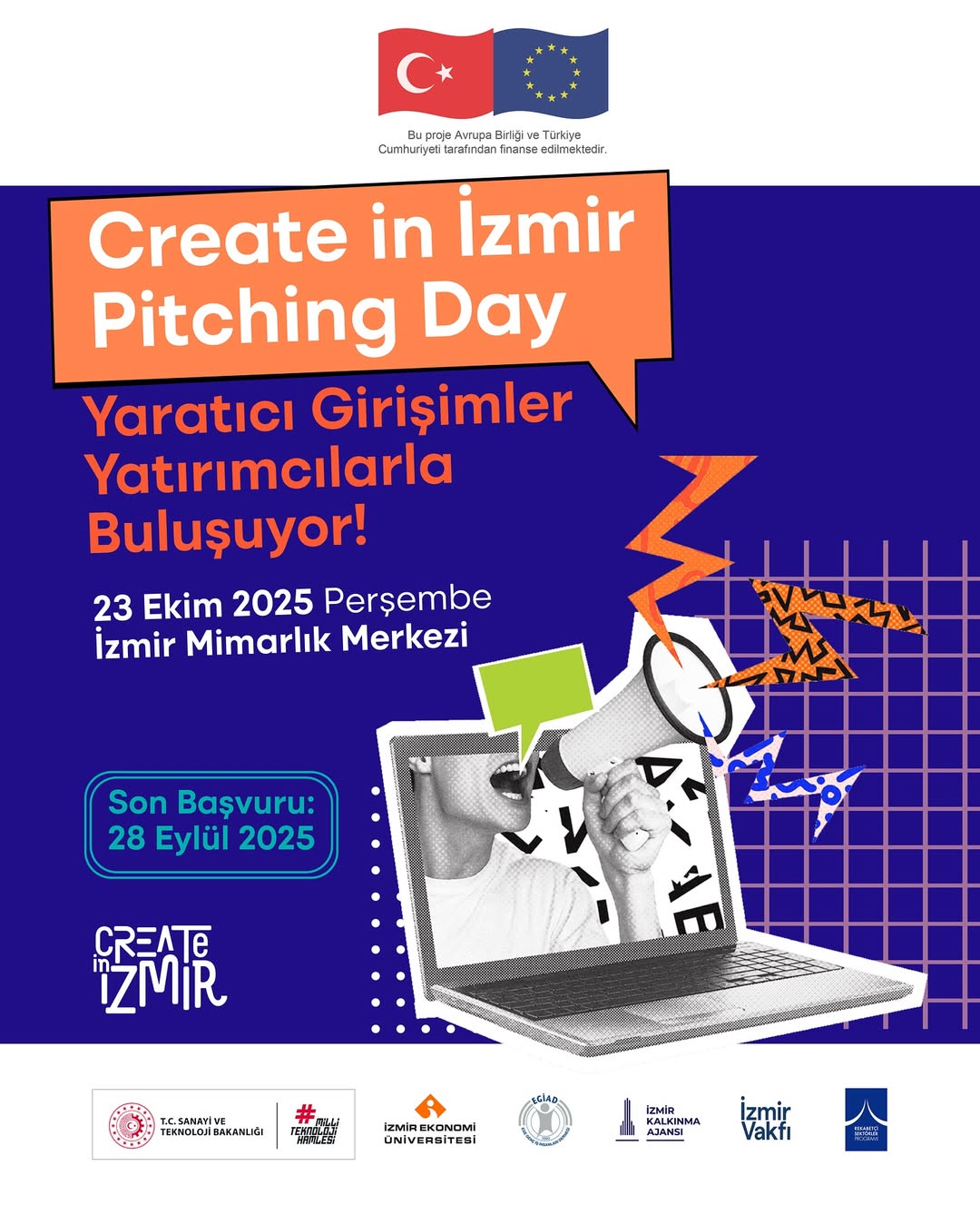 Sahne Senin! Create in İzmir Pitching Day Başvuruları Başladı!