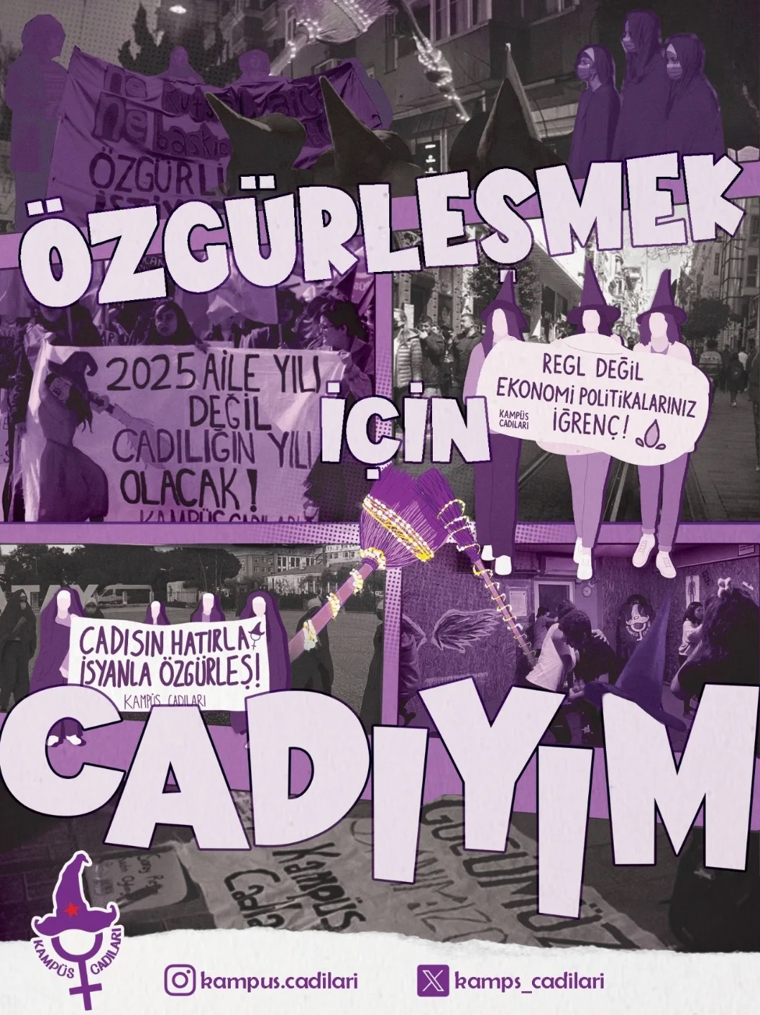 “Özgürleşmek İçin Cadıyım” Çağrısı Kampüslerden Sokaklara Yükseliyor